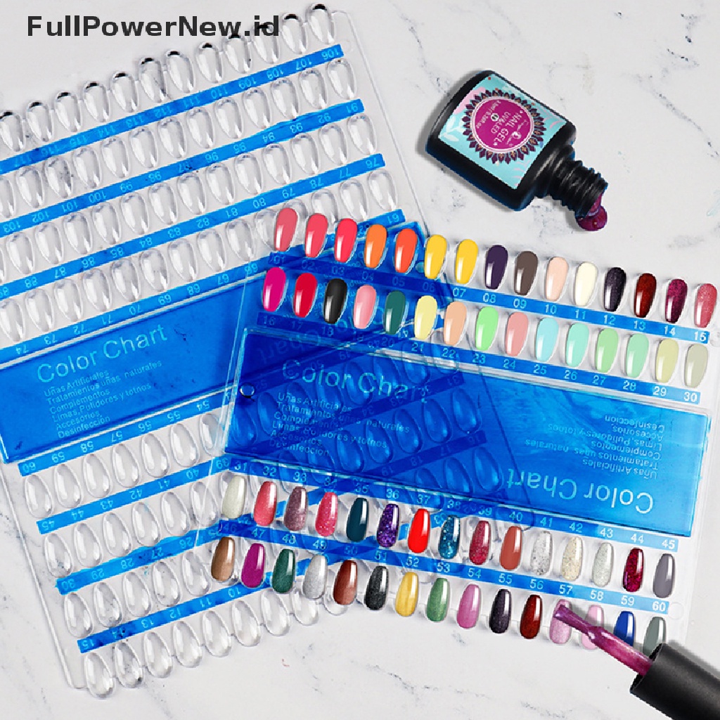 Power 60 / 120pcs / Set Rak Display Kuku Palsu Untuk Nail Art
