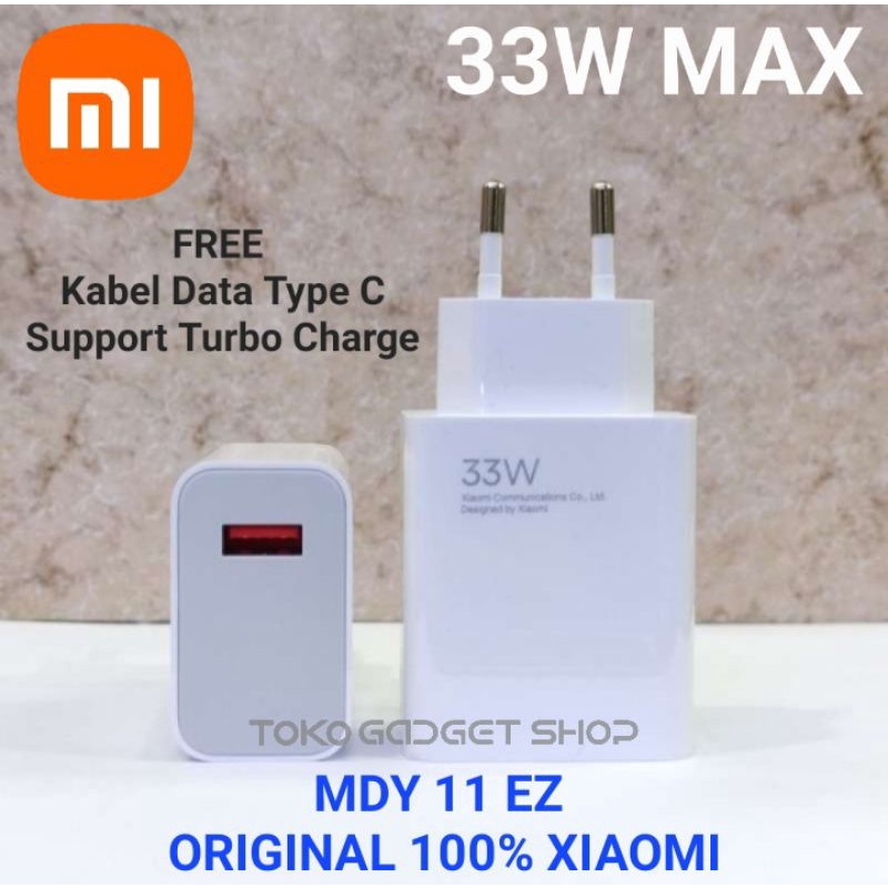 Charger Xiaomi 33W MDY11EZ M11 Turbo MDY 11 EZ ORIGINAL