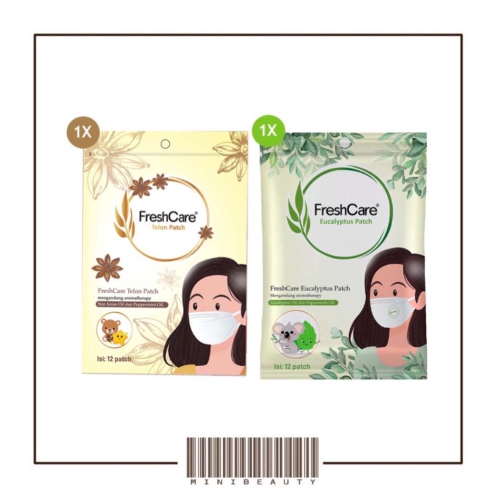 freshcare eucalyptus patch isi 12 patch bpom fresh care aromatherapy stiker masker