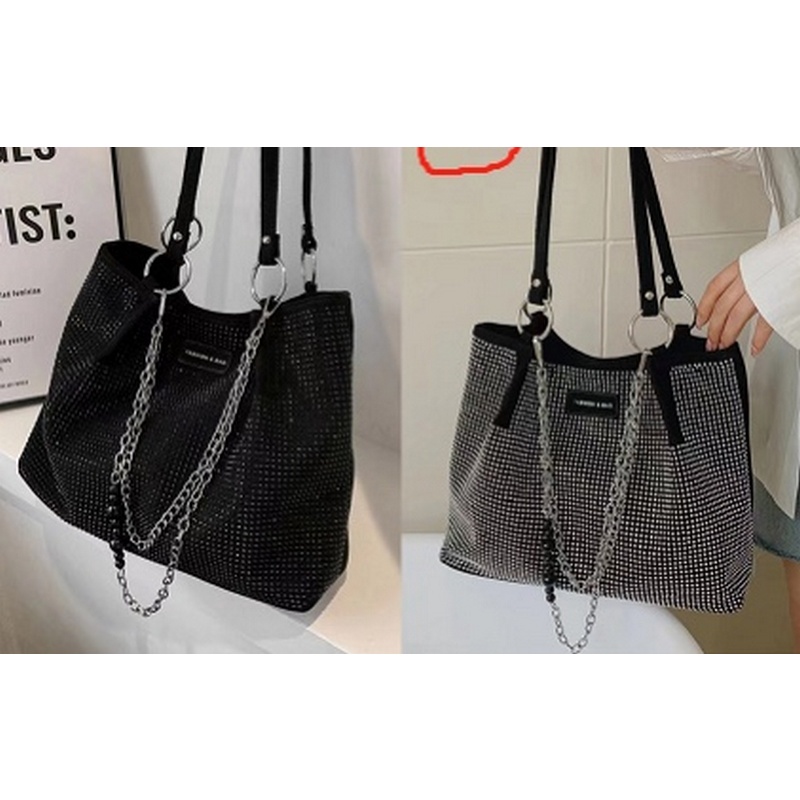 9174 TAS WANITA IMPORT SLEMPANG HANDBAG [1KG 2PC] PERFECT CORNER