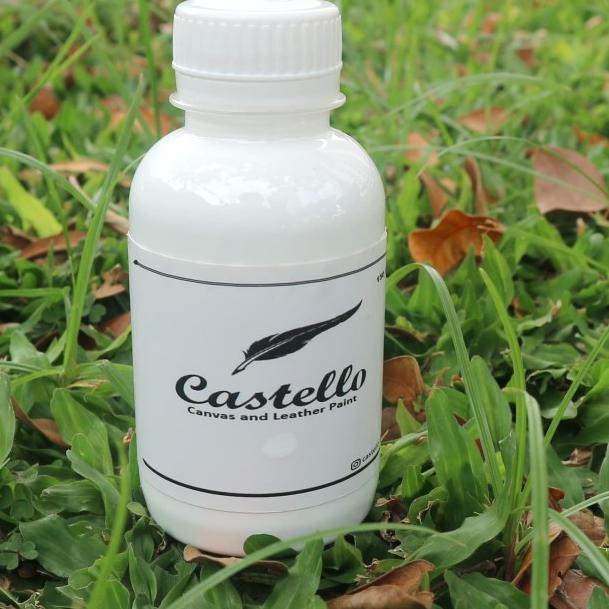 Cat castello Sepatu dan Tas Putih khusus Kulit & Kanvas - Putih