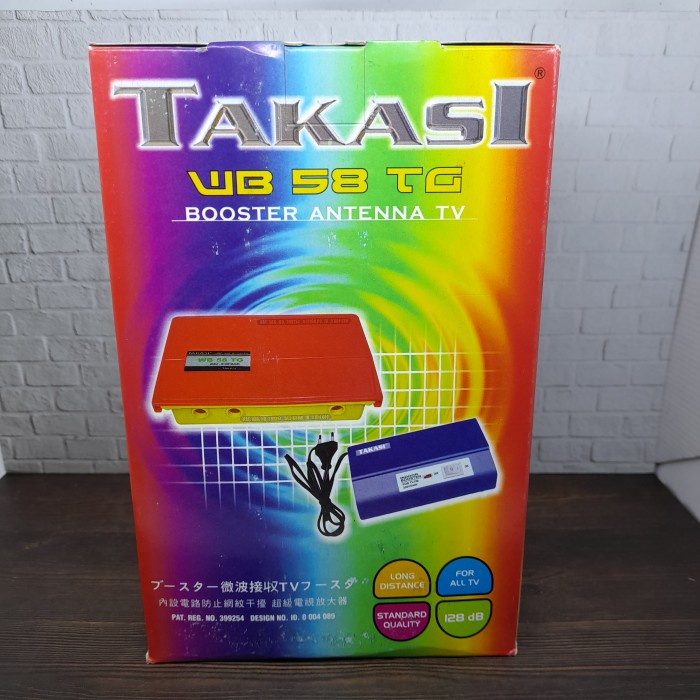 Boster Antena TV Takasi Atas Bawah Set