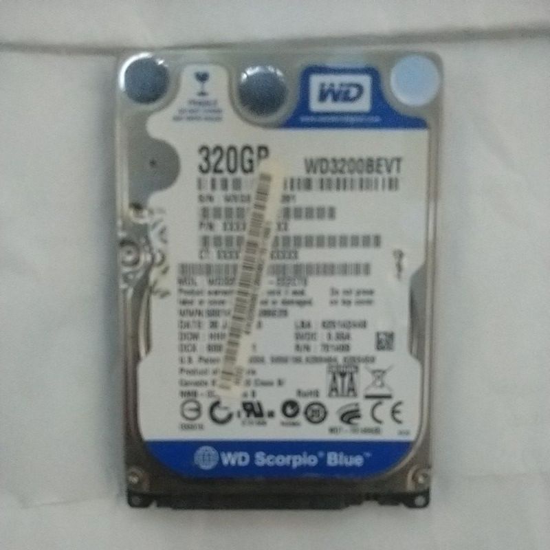 Hardits WD 320GB
