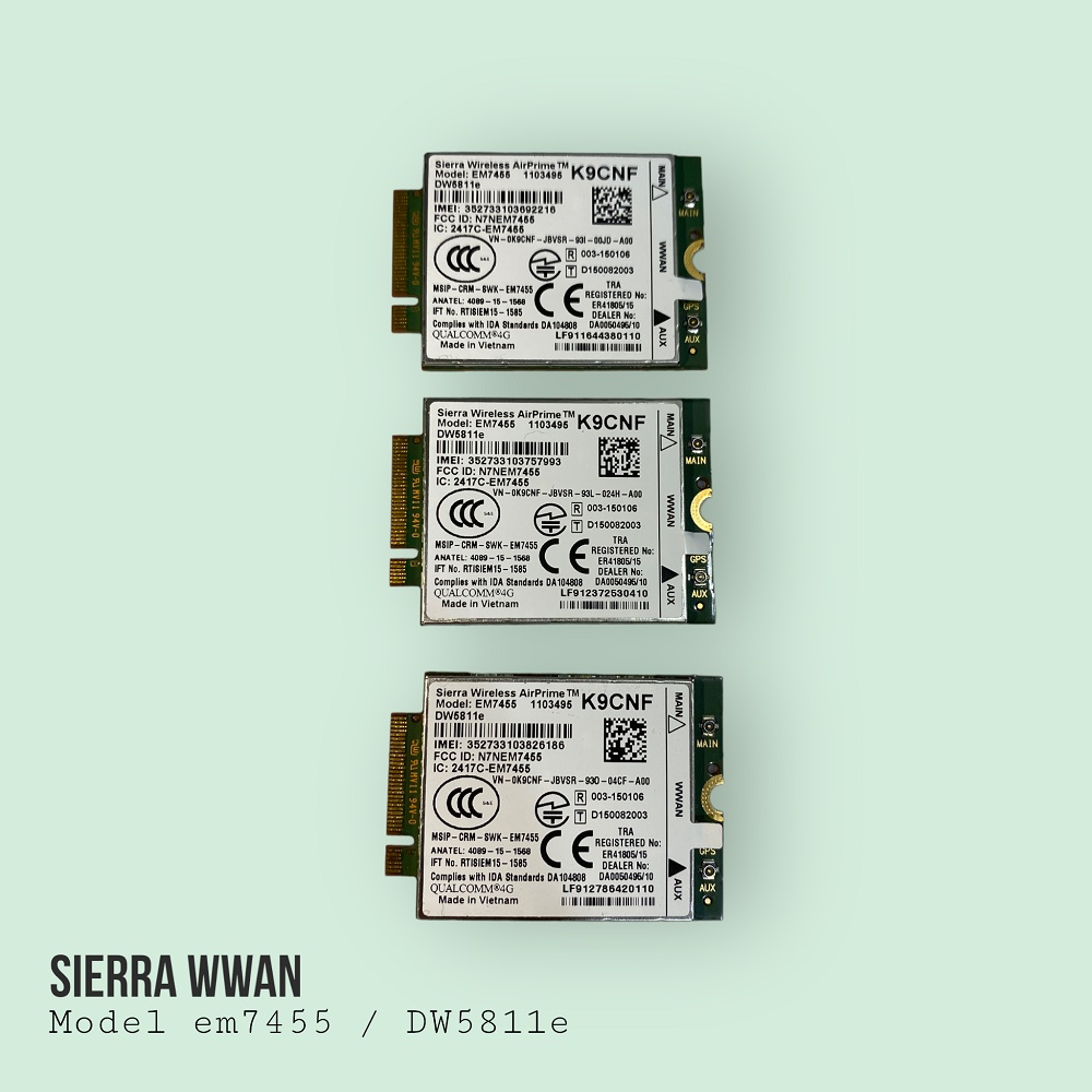 Modul Wwan 4G For Dell Only, Sierra Qualcomm EM7455 Dw5811e