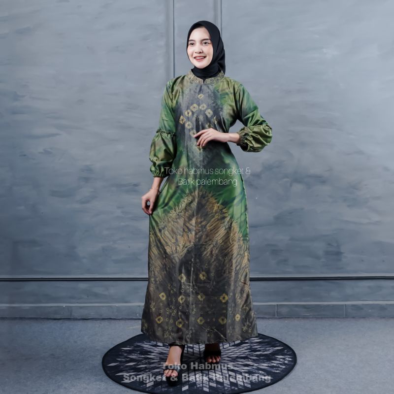 GAMIS JUMPUTAN PALEMBANG HANDMADE SUTRA SILK