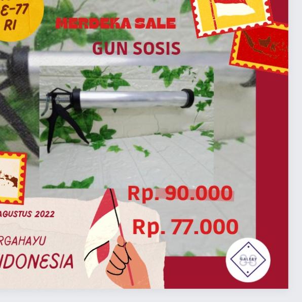 

Tembakan Silicone Sealant Sosis / Gun Sosis