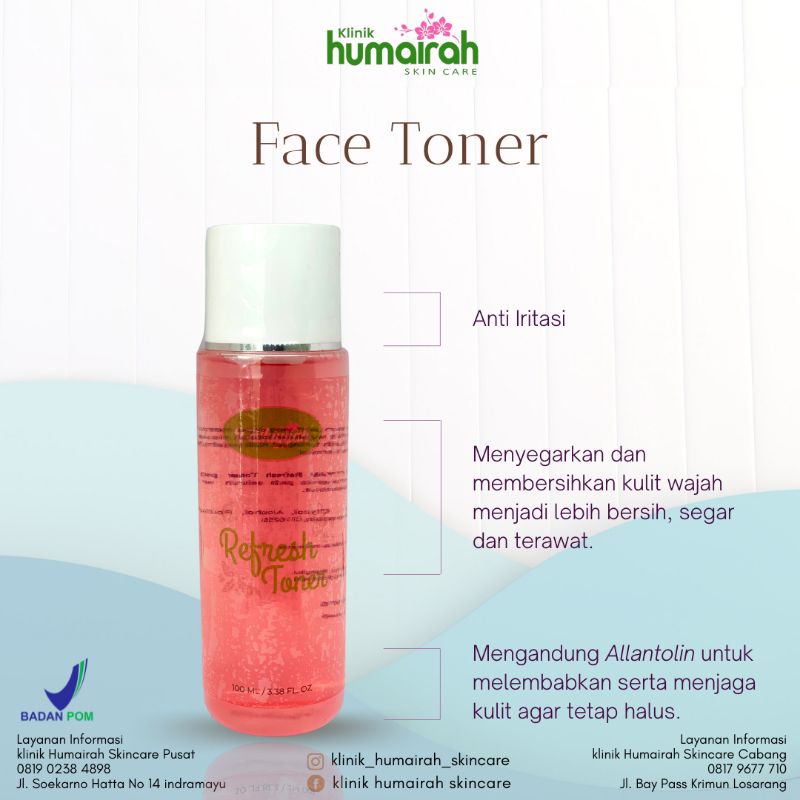 Fathiyyah Refresh TONER | Humairah Skincare | Skin care