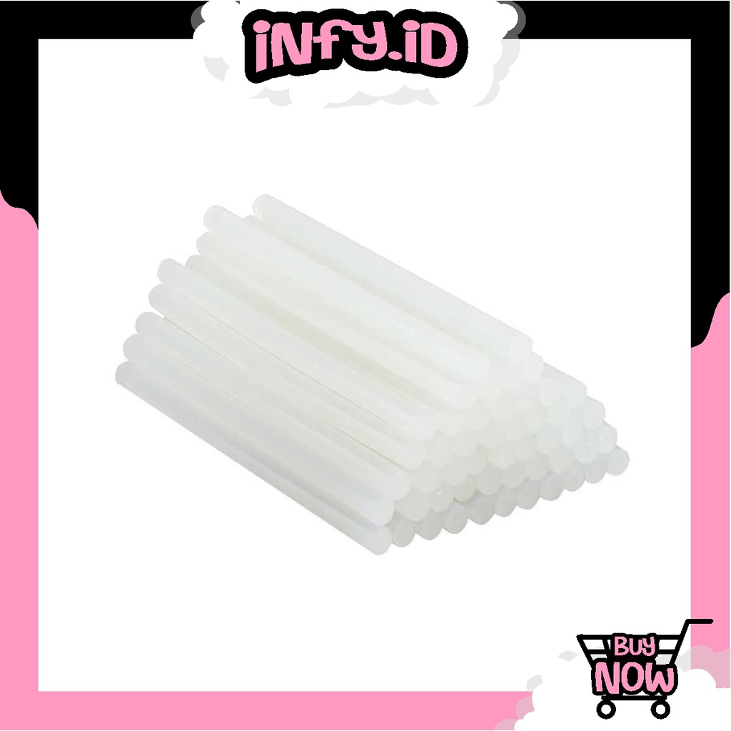 

INFY - Isi / Refill Lem Tembak Glue Gun Kecil Bakar Lilin Transparan Kerajinan Tangan Pita Acc Manik R830