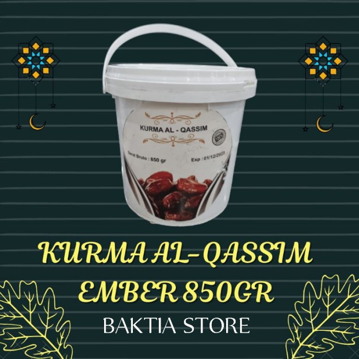 

FREE ONGKIR KURMA AL QASSIM 850 GRAM KEMASAN EMBER GROSIR