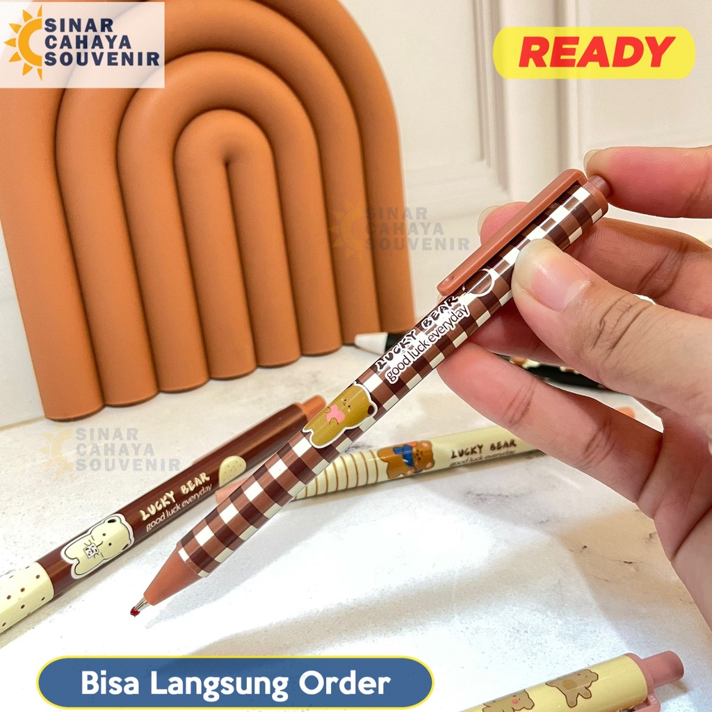 

Pulpen Cetek Beruang Baby Teddy Bear Alat Tulis Kantor Lucu Pena Murah Stationery Balpoint Unik Berkualitas