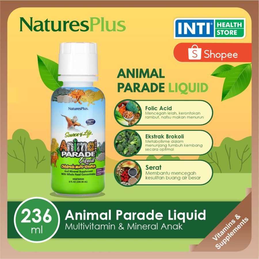 Nature's Plus Source of Life Animal Parade Liquid 8oz /236ml