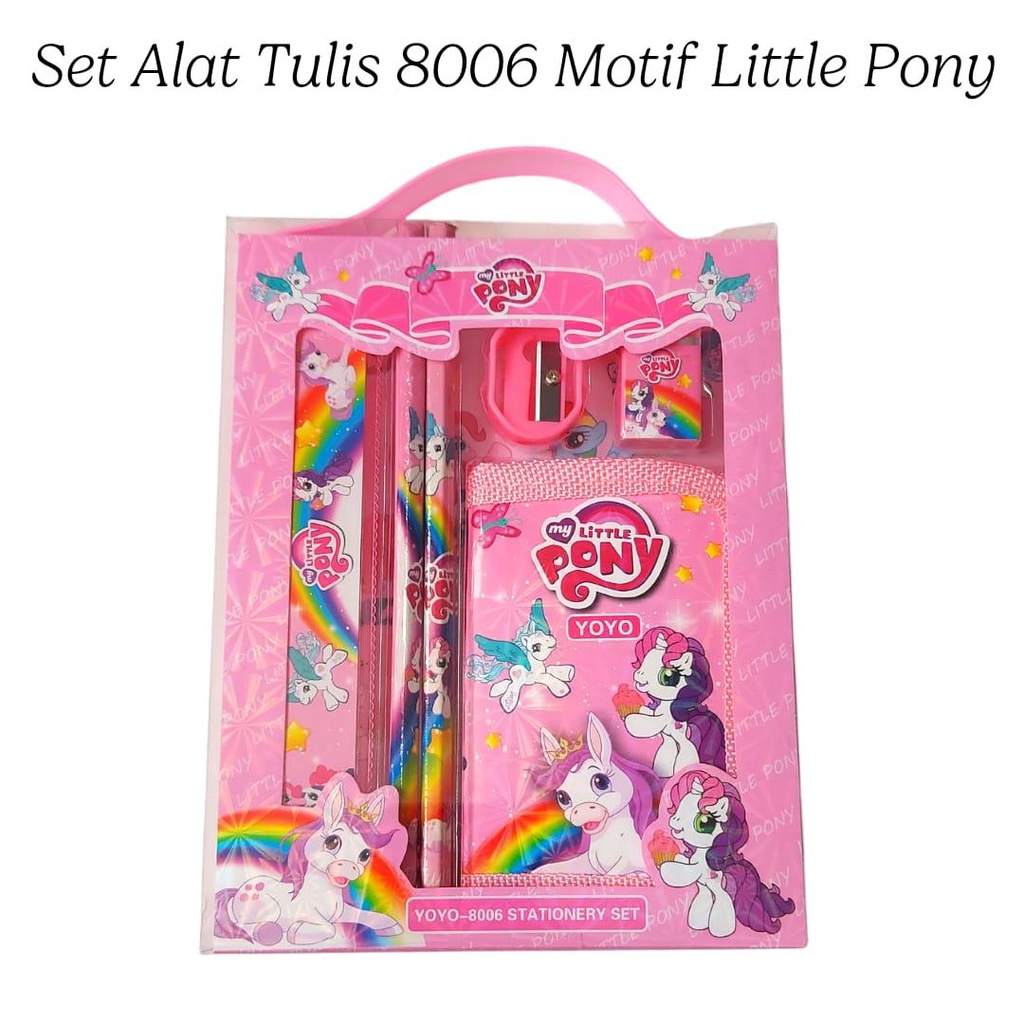 

AS2 Paket alat Tulis + dompet / Souvenir Ulang Tahun ATK Set Anak karakter