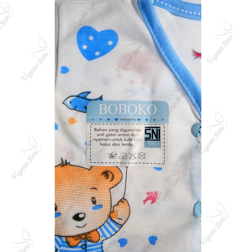 Baju Bayi Boboko lengan Panjang newborn 0-6 Bulan-Vegasus Store(COD)