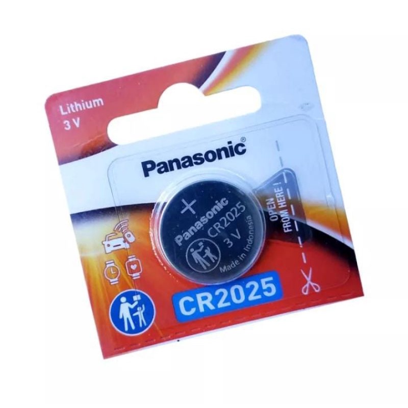 Baterai Coin Panasonic CR-2025 Baterai Lithium 3 Volt