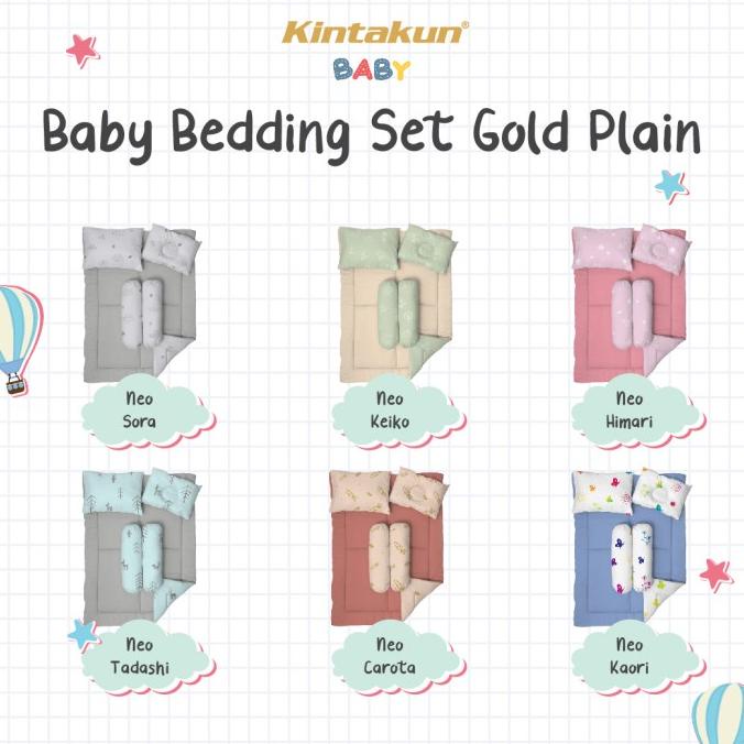 Kintakun Baby Bedding Set + Comforter Gold Neo Katun Anti Bakteri