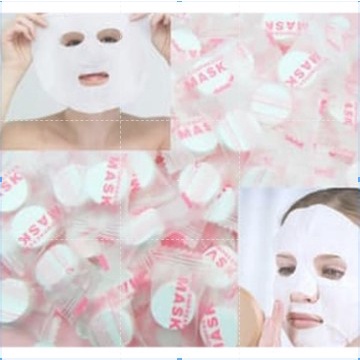 ECER Compressed Paper Mask Sheet / Tablet Mask / Masker Kertas