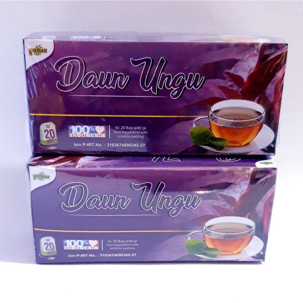 Teh Celup Daun Ungu Teh Herbal Mengatasi Wasir / Ambeien