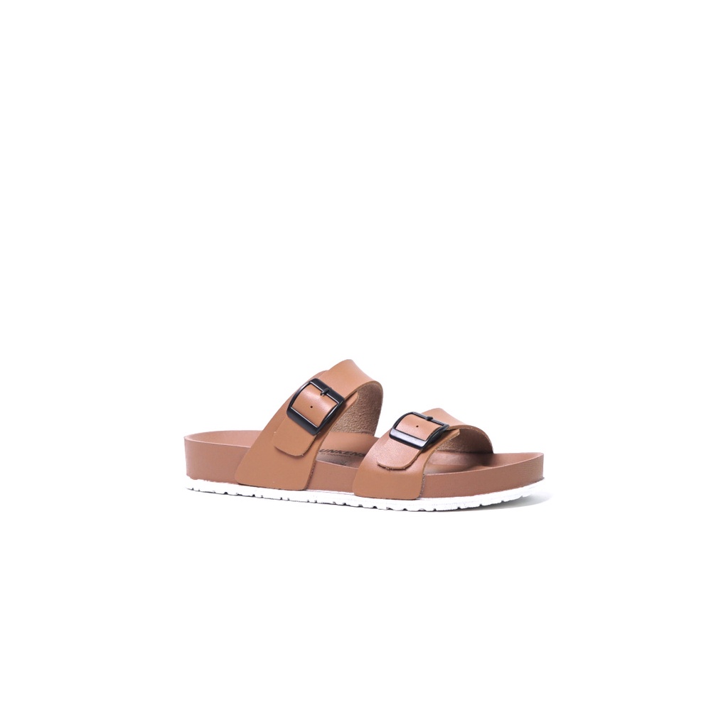 Dunkenstock BX Sandal wanita casual sandal slop puyuh kekinian model birken ban dua