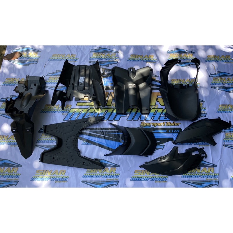 Cover fullset body kasar Vario Tecno 110 karbu