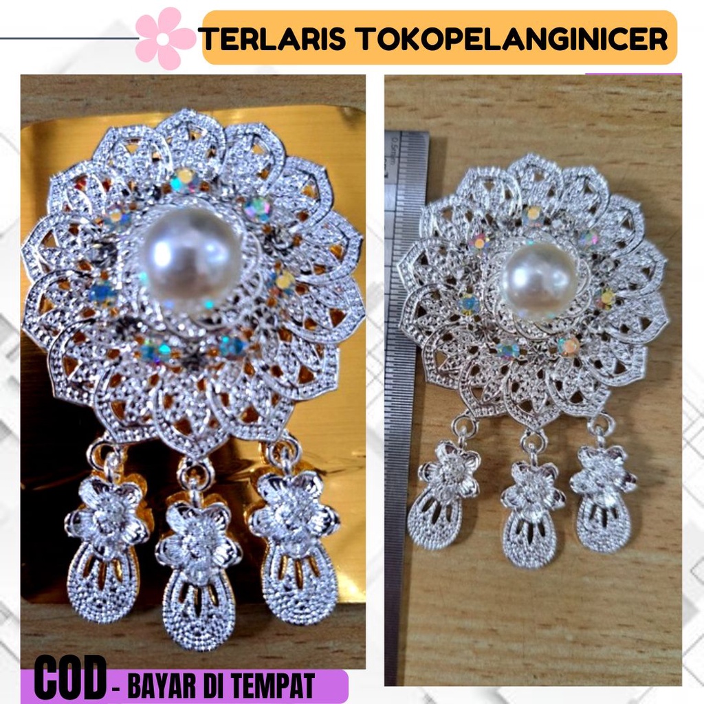 Bross Peniti Kebaya Etnik mewah fashion wanita kekinian by tokopelanginicer