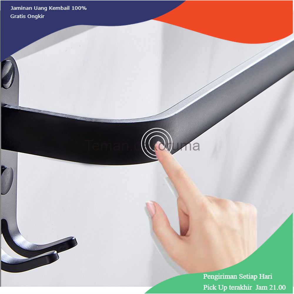 TD - PR XUANXIN Rak Gantungan Handuk Kamar Mandi Bathroom Towel Holder Hook - TKLJ004