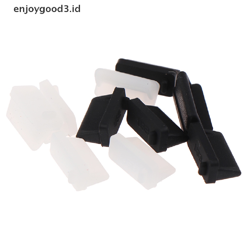 20 Pcs Plug Penutup Port USB Male Bahan Plastik Anti Debu