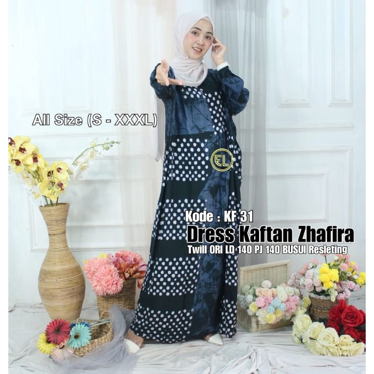 Dress Kaftan Zafira by @BatikElzhaf