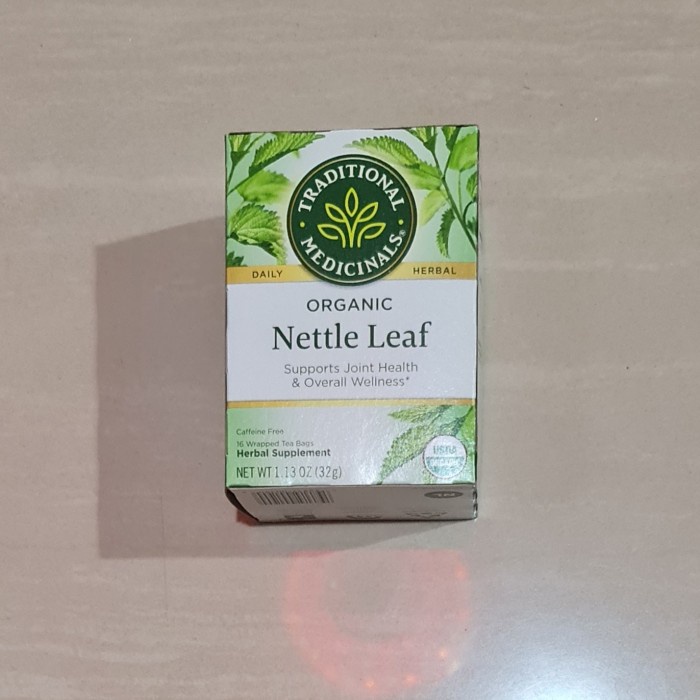 

TRADITIONAL MEDICINALS ORGANIC NETTLE LEAF HERBAL TEA 16 X 2 GRAM