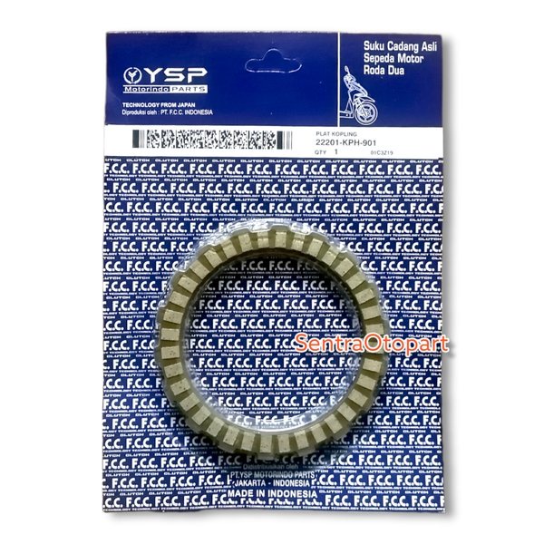 Kampas kopling karisma supra x 125 original fcc