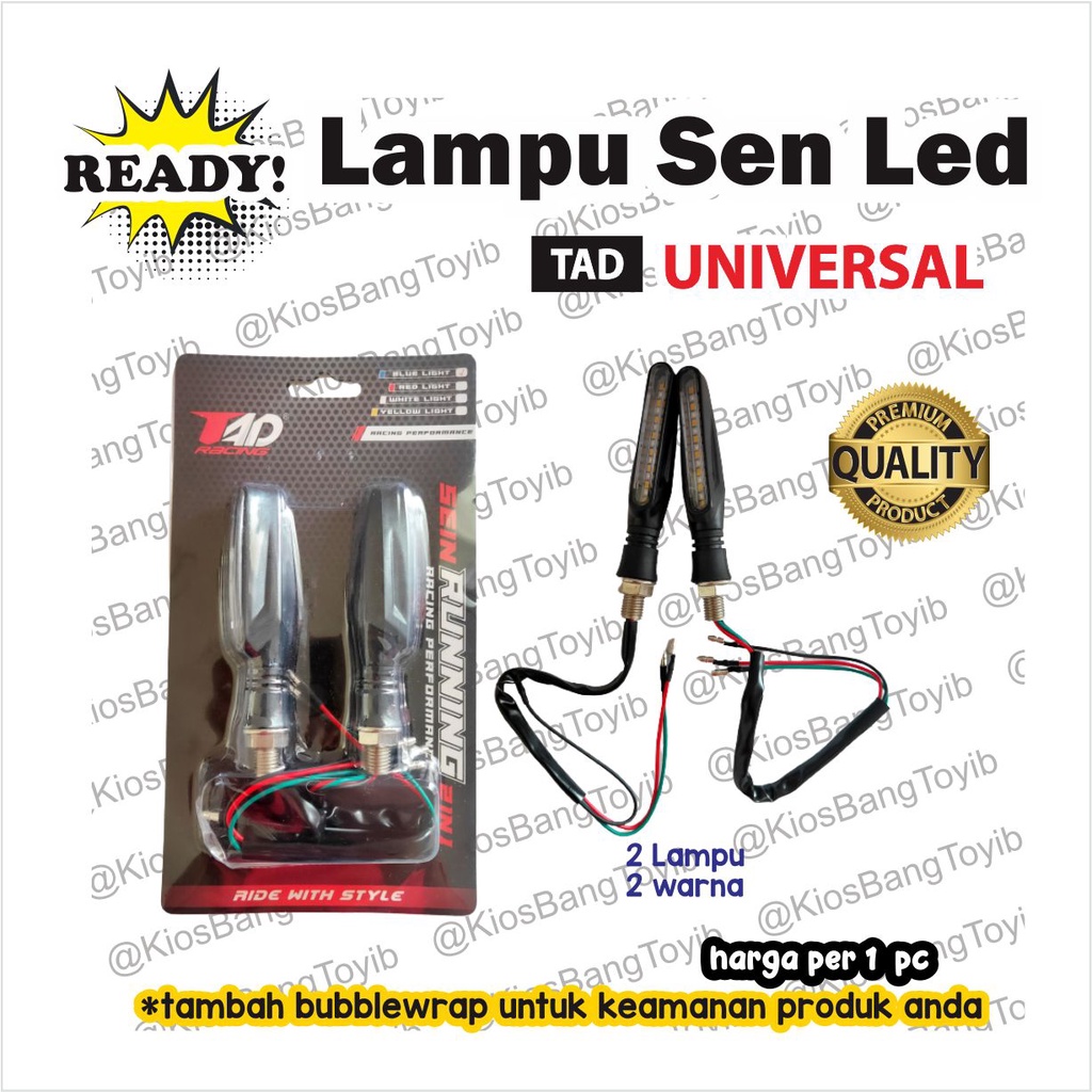 Lampu LED Sen Sein Lidi Running Motor 2 Warna Universal Matic (TAD)