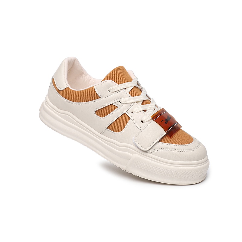 [GROSIR][COD] SEVEN_DAY SEPATU SNEAKERS WANITA KOREA IMPORT CASUAL SHOES COKLAT H-777