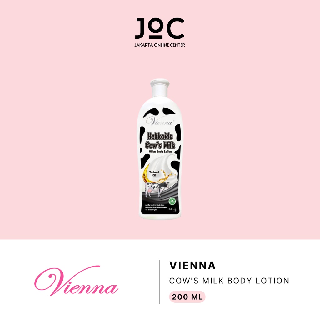 Jual Vienna Body Lotion Hokkaido Cow's Milk 750ml Shopee Indonesia