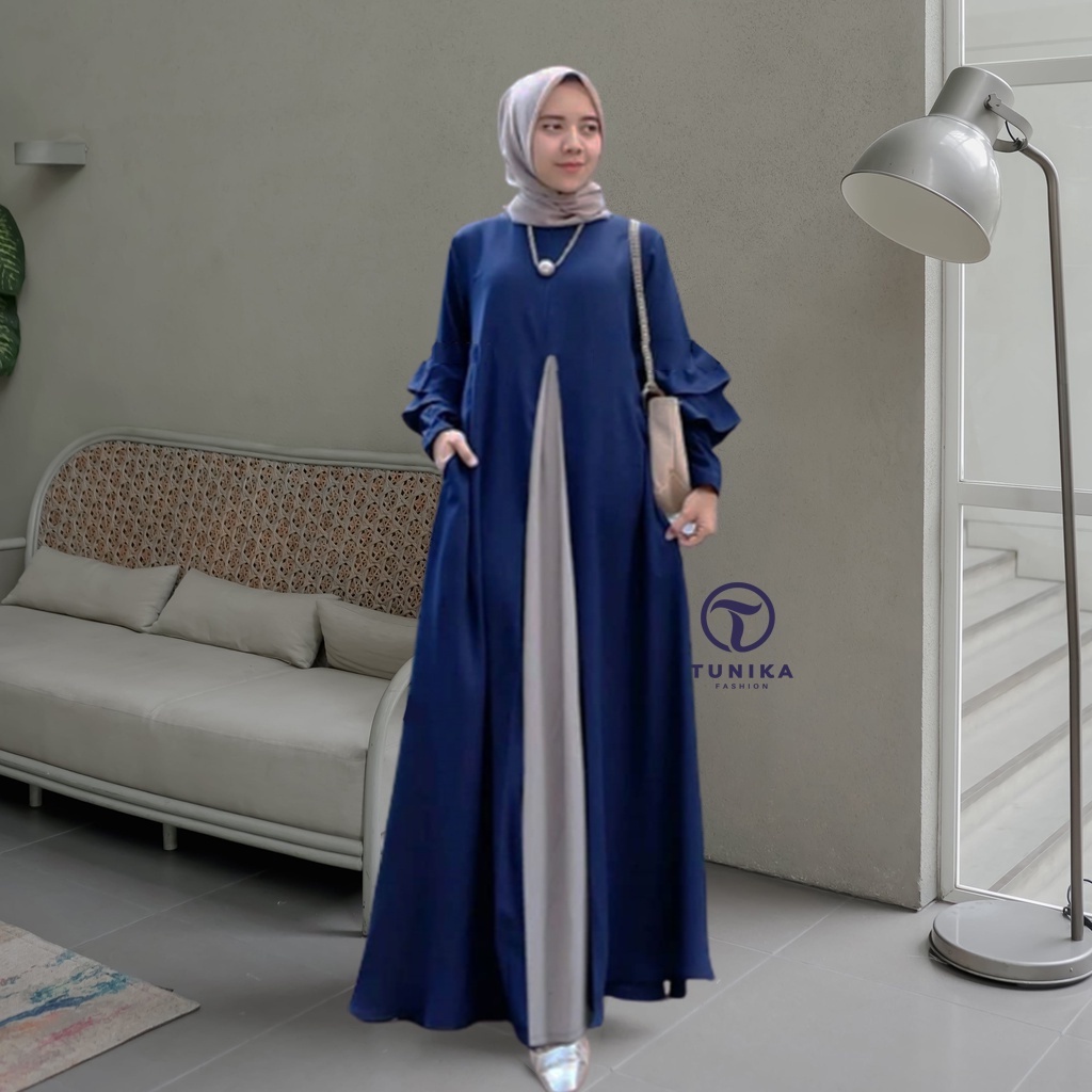 Gamis Modis Fashion Muslim MAISY MAXY DRESS WANITA