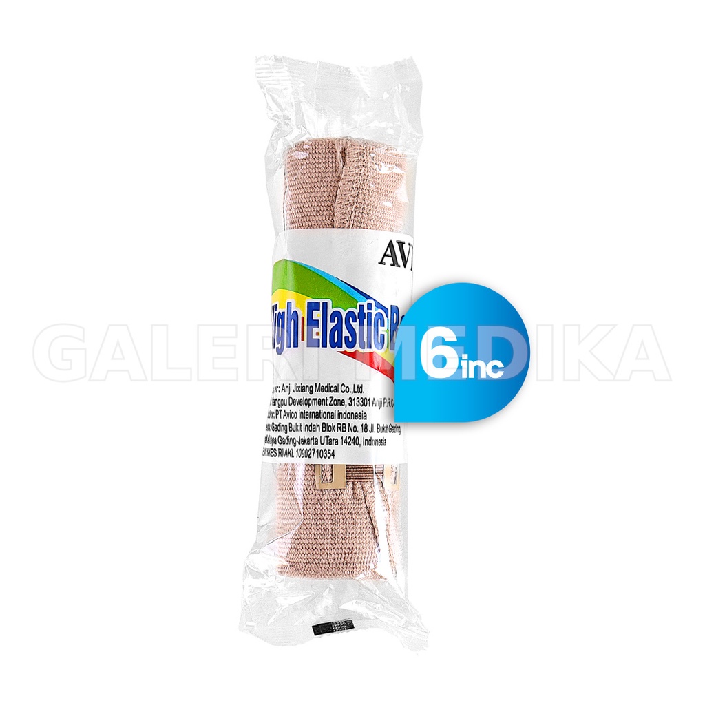 Avico Elastic Bandage - Perban Elastis Ukuran 15 cm