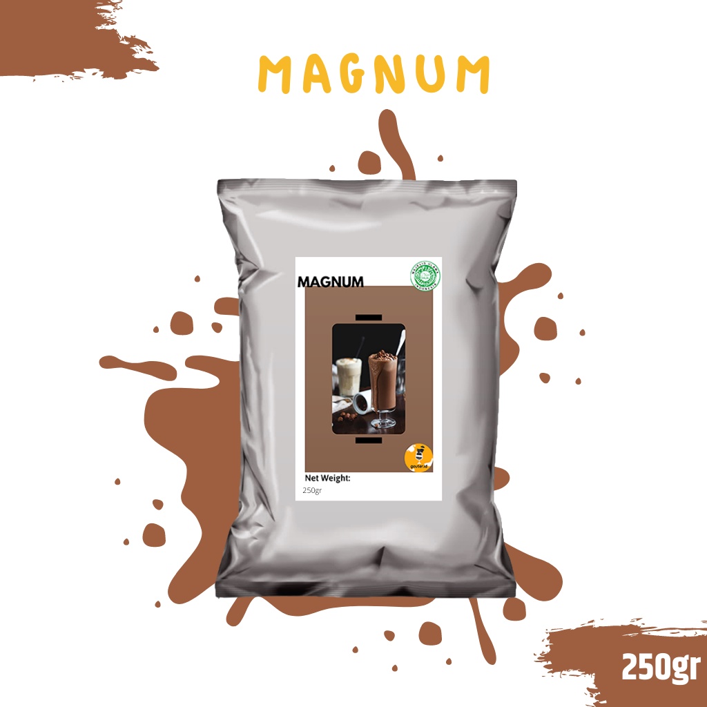 BUBUK MINUMAN RASA MAGNUM 250GR / SERBUK MINUMAN ANEKA RASA / BUBUK MINUMAN KEKINIAN / MINUMAN INSTAN / BOBA DRINKS