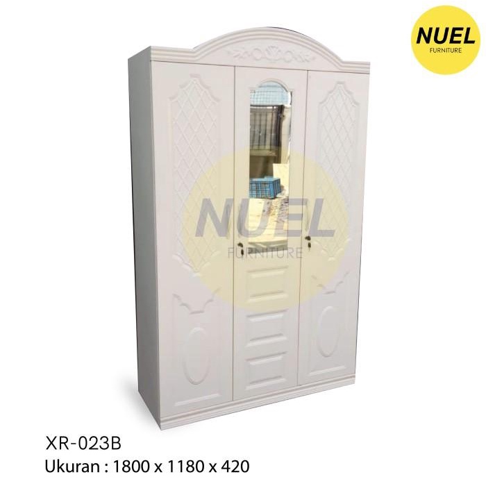 

Lemari Pakaian Besi Kaca / Lemari Baju Jumbo / Lemari 3 Pintu Xr-023B 008