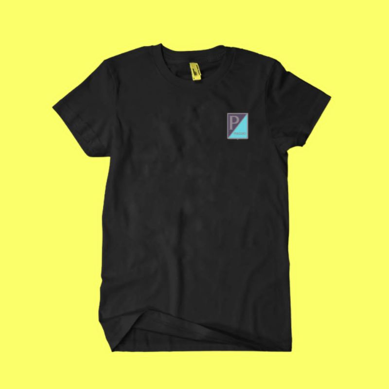 Kaos Distro LOGO Karakter Hitam Casual