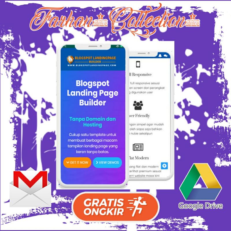 Blogspot LandingPage+Bonus