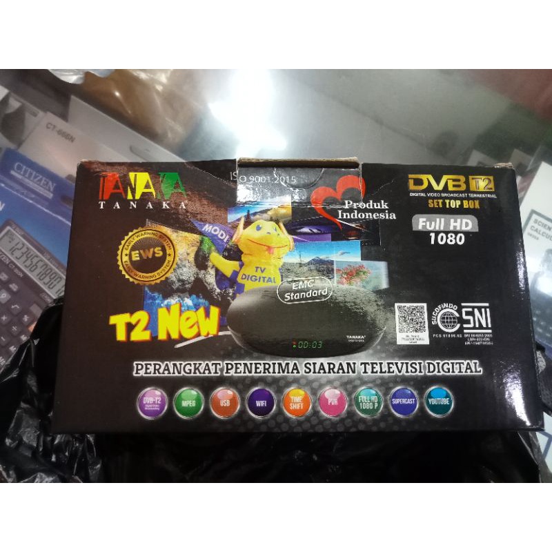 SET TOP BOX TV DIGITAL T2 NEW TANAKA DVB T2