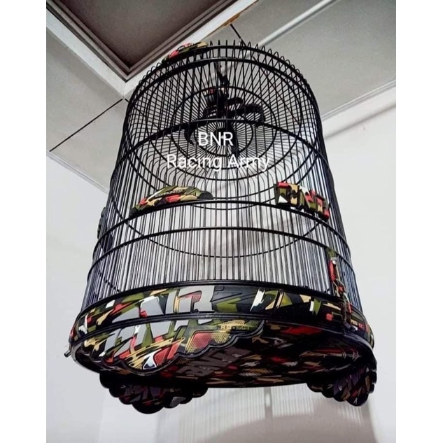 SANGKAR KANDANG MURAI BNR ARMY RACING 3D BARU NO 2