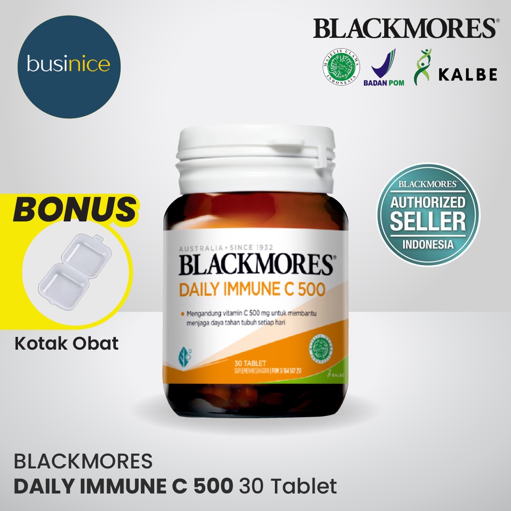 Blackmores Daily Immune C 500mg Membantu Jaga Daya Tahan Tubuh (30)