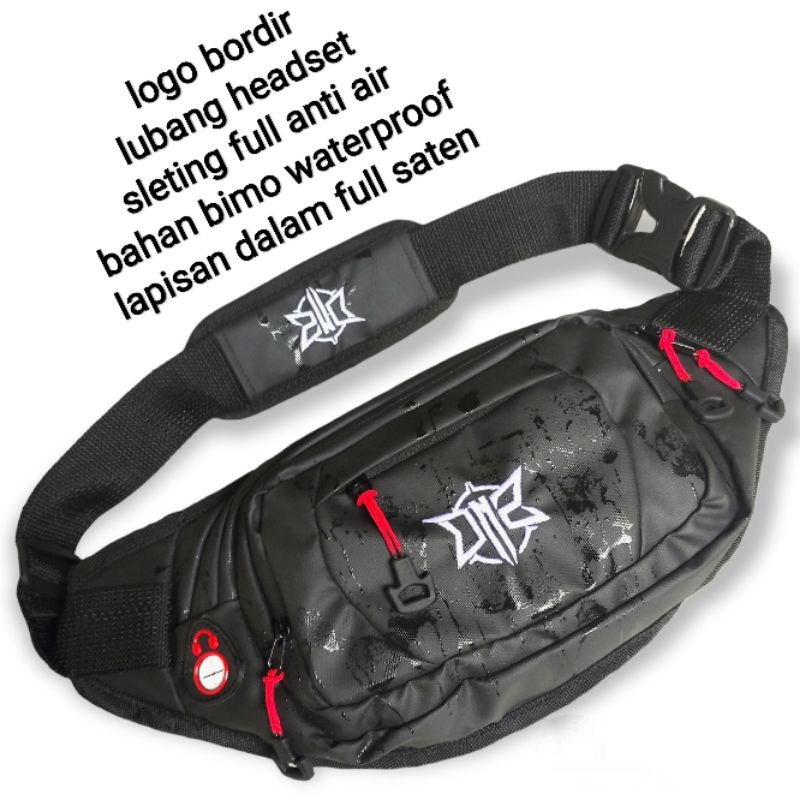 TAS PINGGANG PRIA ANTI AIR BAHAN PREMIUM DISTRO / WAISTBAG DNZ