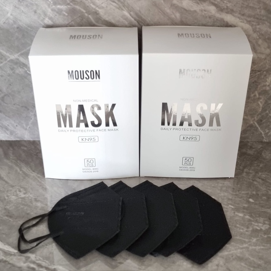 Masker KN95 Mouson 1 box isi 50 pcs Ready Stock