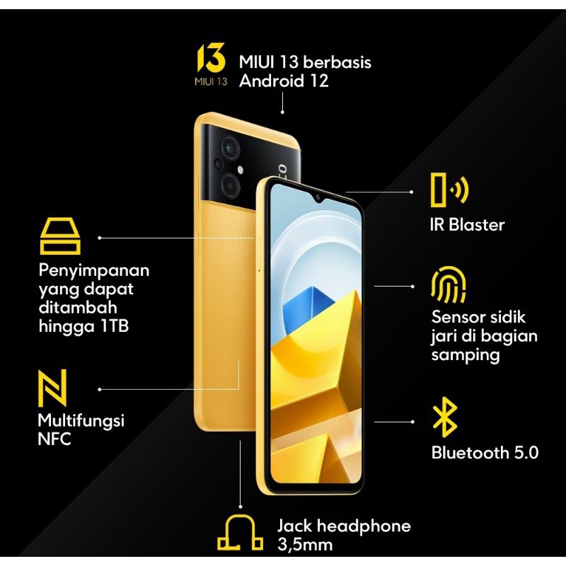 POCO M5 4/64 | 4/128 GARANSI RESMI