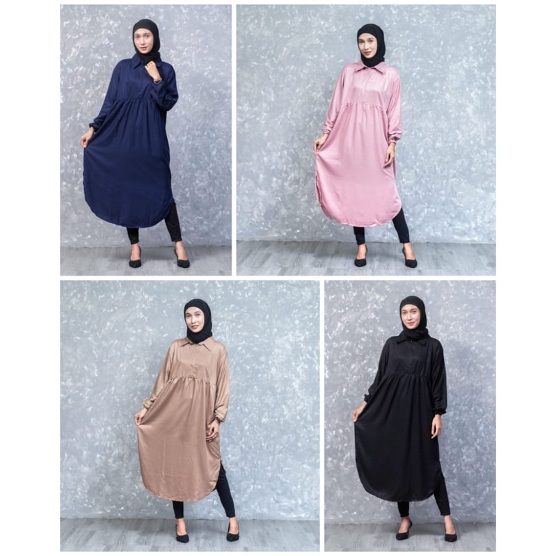 tunik rayon premium | tunik rayon | atasan tunik wanita | long tunik rayon | baju tunik rayon | long