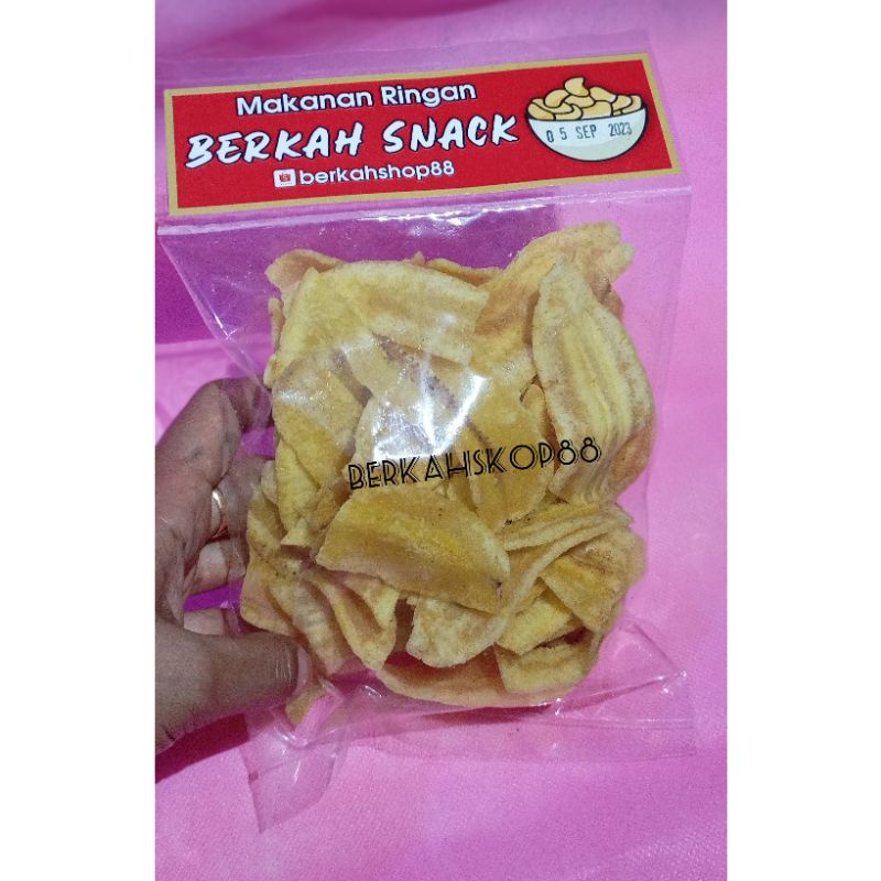 

keripik pisang gurih renyah