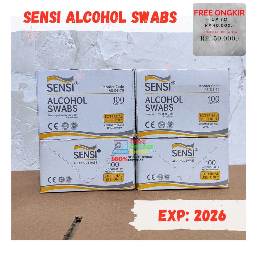 Alcohol Swab Sensi Isi 100