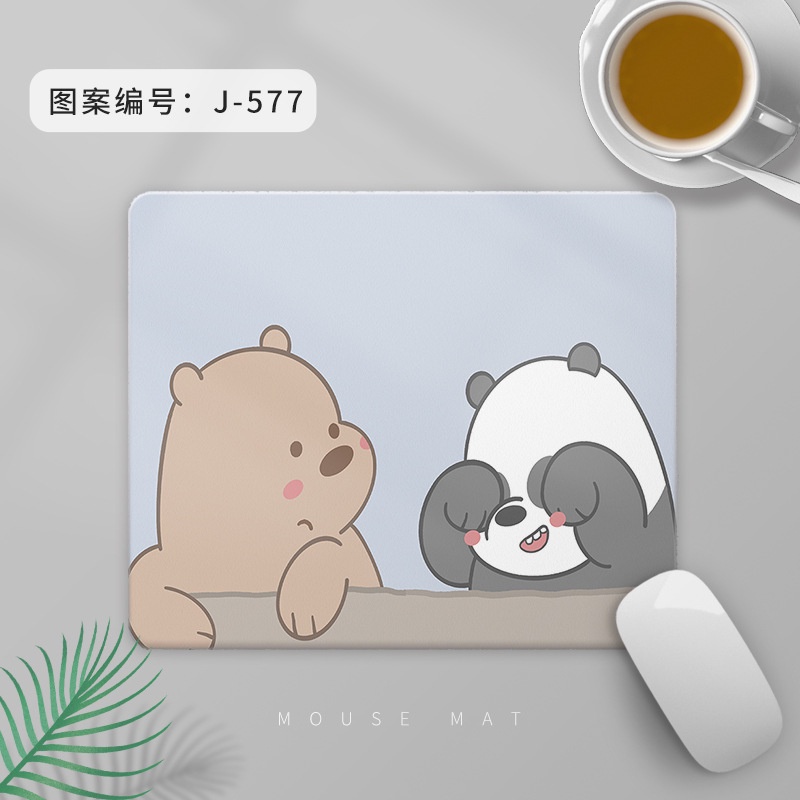 Mouse PAD Bentuk Persegi Panjang Motif Kartun Anti slip