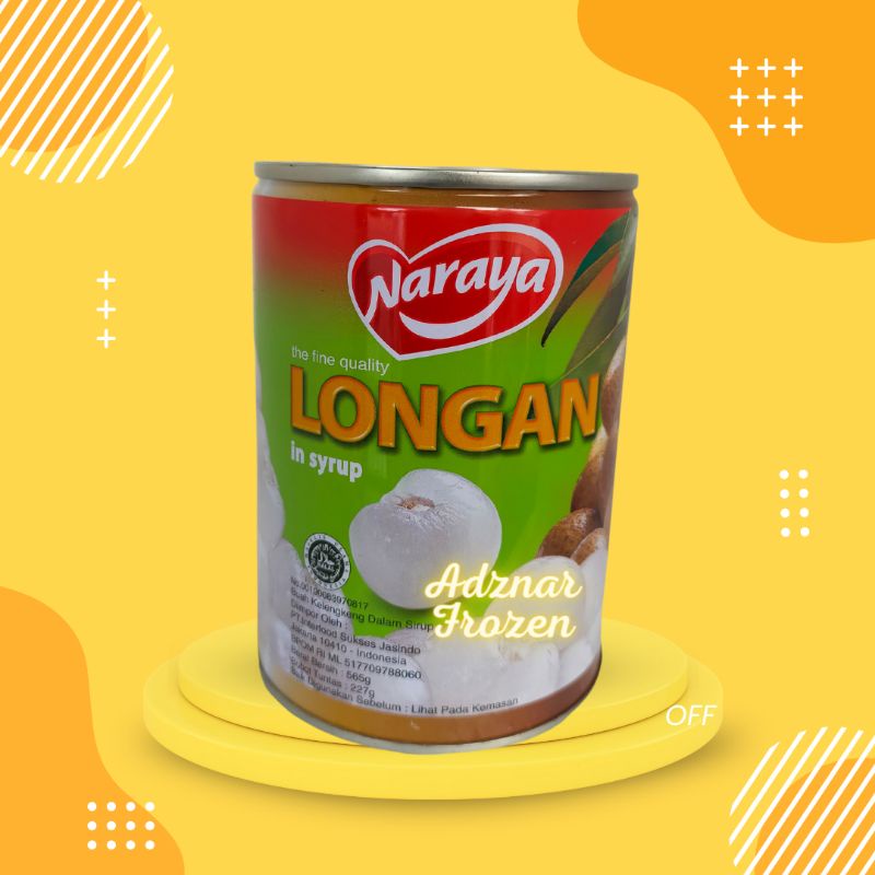 

longan Naraya kaleng 565 gr