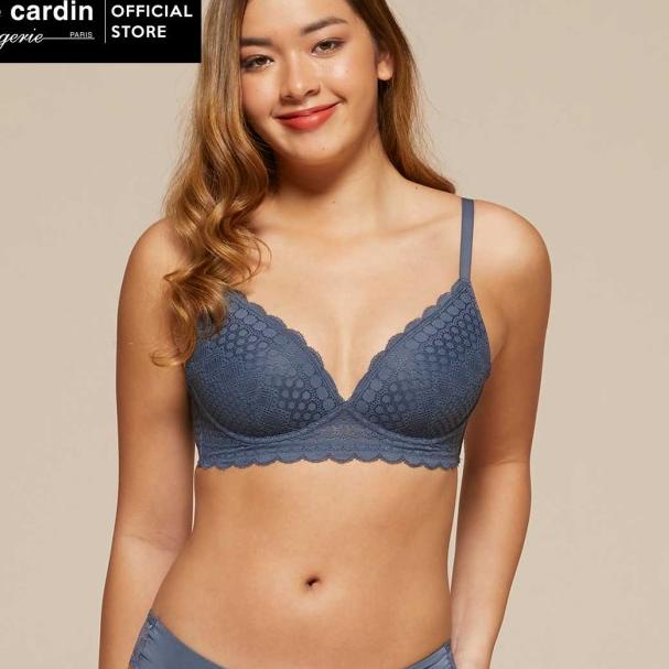 Pierre Cardin Sustainable Lace Bra 609-62283B - Light Blue, 32B